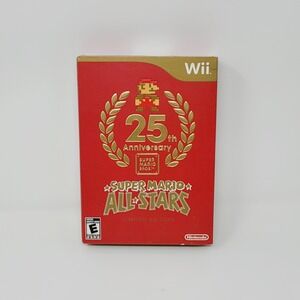 Nintendo Wii Super Mario All-Stars 25th Anniversary Red Limited Edition Bundle